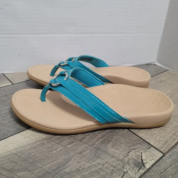 Vionic Turquoise Sandals for Women - Picture 3 of 9